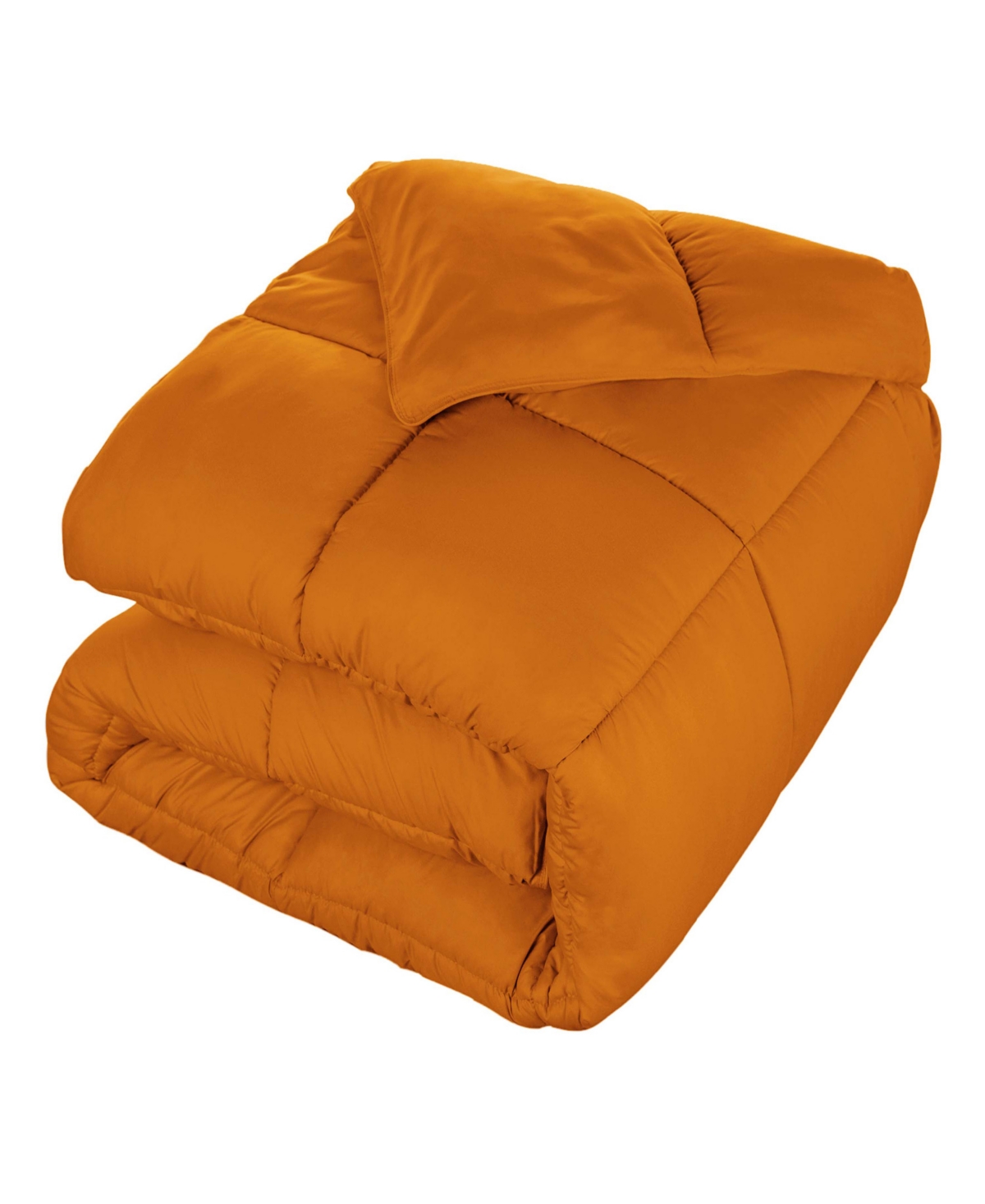 Superior Breathable All Season Down Alternative Comforter, California King In Orange