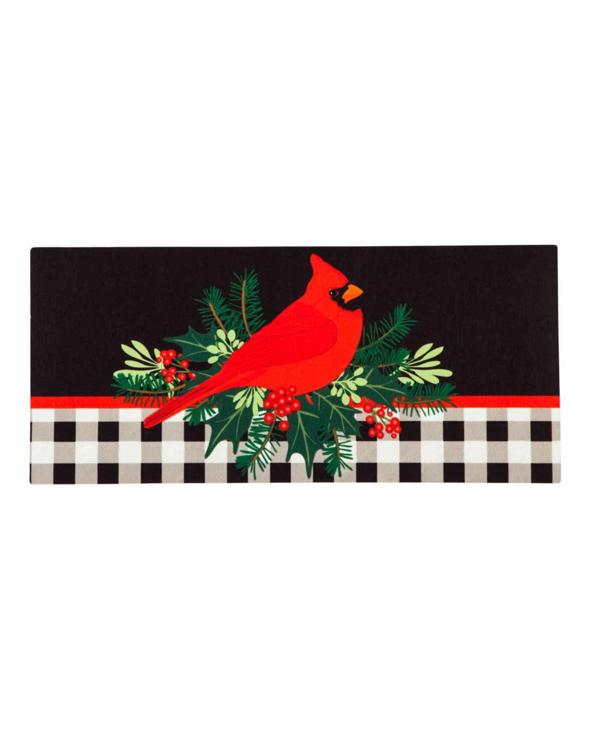 Evergreen Indoor Outdoor Doormat Bundle Set of 5 - Frame and 4 Welcome Seasonal Inserts Halloween Ghost Cardinal Thanksgiving Gnome