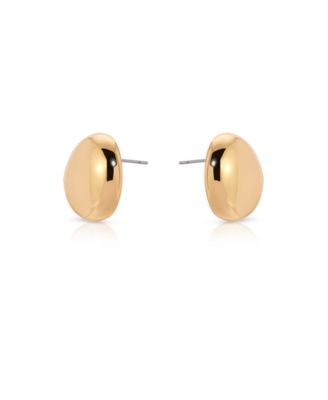 Polished Pebble Stud Earrings