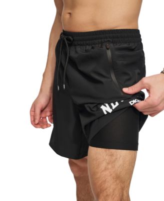 DKNY - Men's Core Arch Logo Stretch 7" Volley Shorts