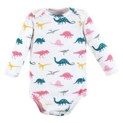 Cotton Long-Sleeve Bodysuits 5-Pack