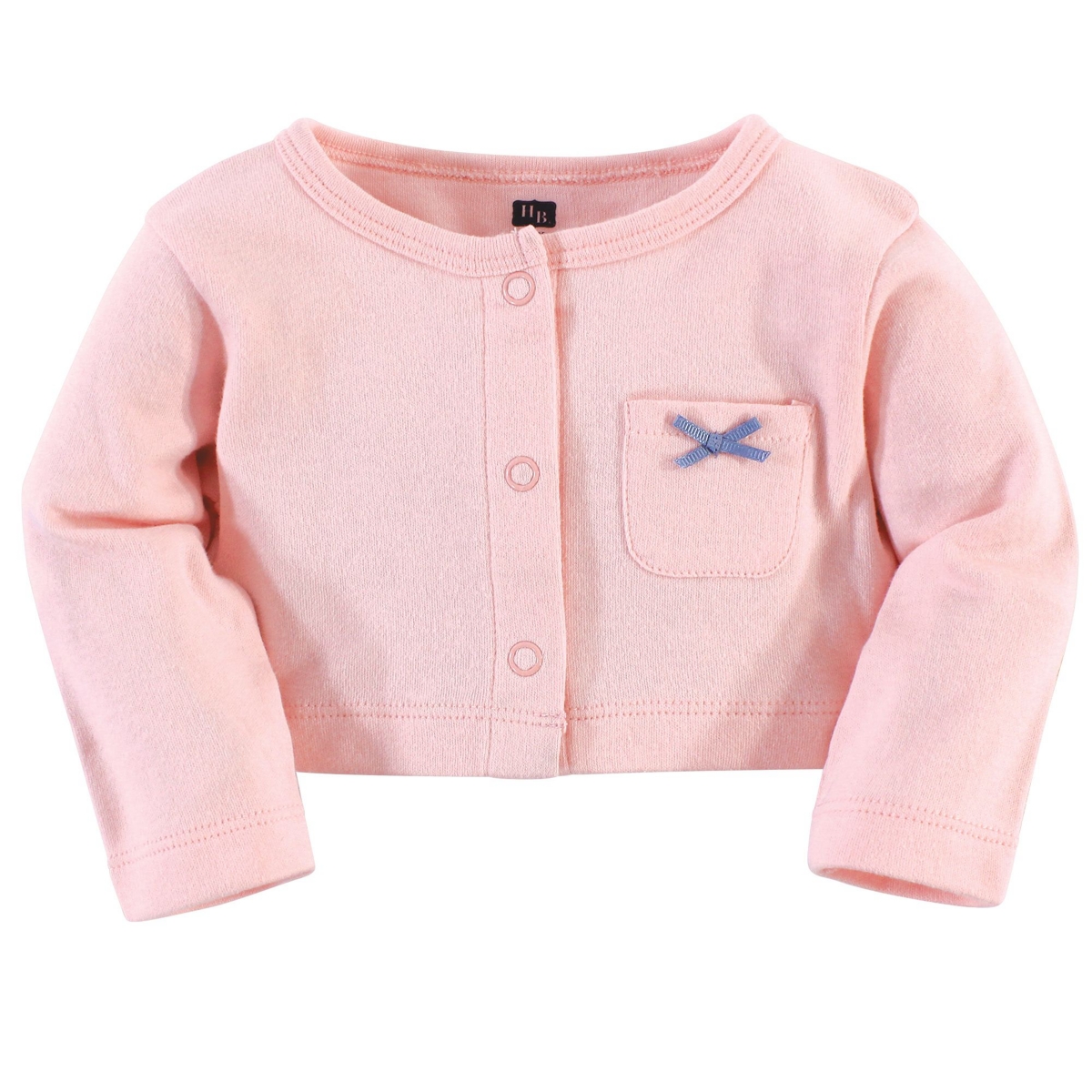 Hudson Baby Toddler Girls Cotton Dress and Cardigan 2pc Set,- Blush floral