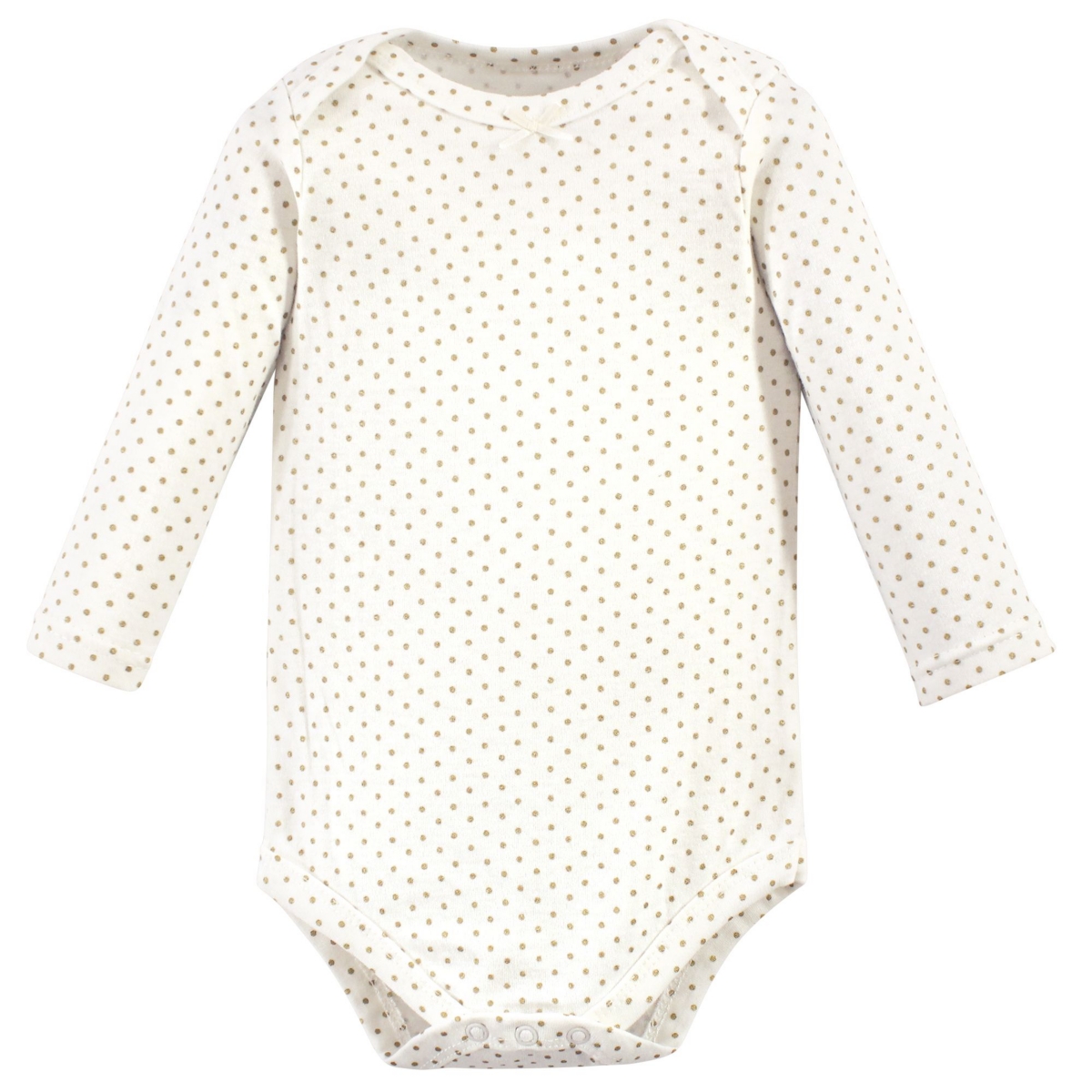 Hudson Baby Baby Girls Cotton Long-Sleeve Bodysuits 5pk,- Gold unicorn
