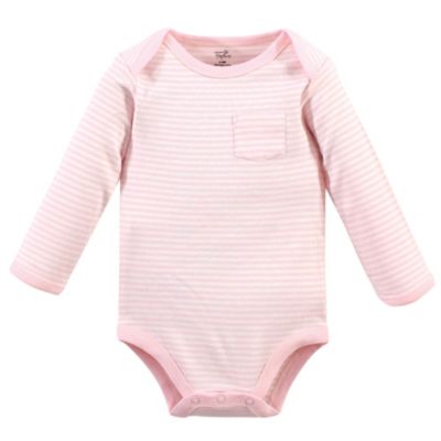 Touched By Nature Baby Girls Baby Organic Cotton Long-Sleeve Bodysuits ...