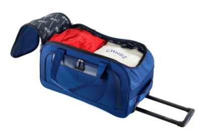 Carol Lightweight Soft Shell Rolling Duffel Bag with Wheels and Telescopic Handle – Travel-Ready Luggage Duffel - 4 Piece Set