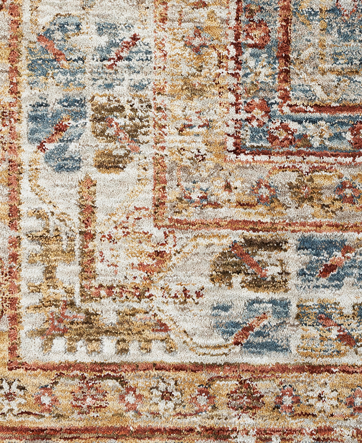 Km Home Sahar Shr01 5'3x7'8 Area Rug In Blue