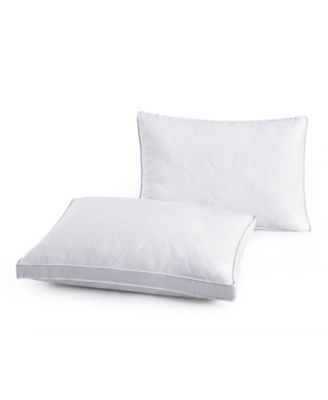 Medium Density Goose Feather Gusset 2-Pack Pillows, King