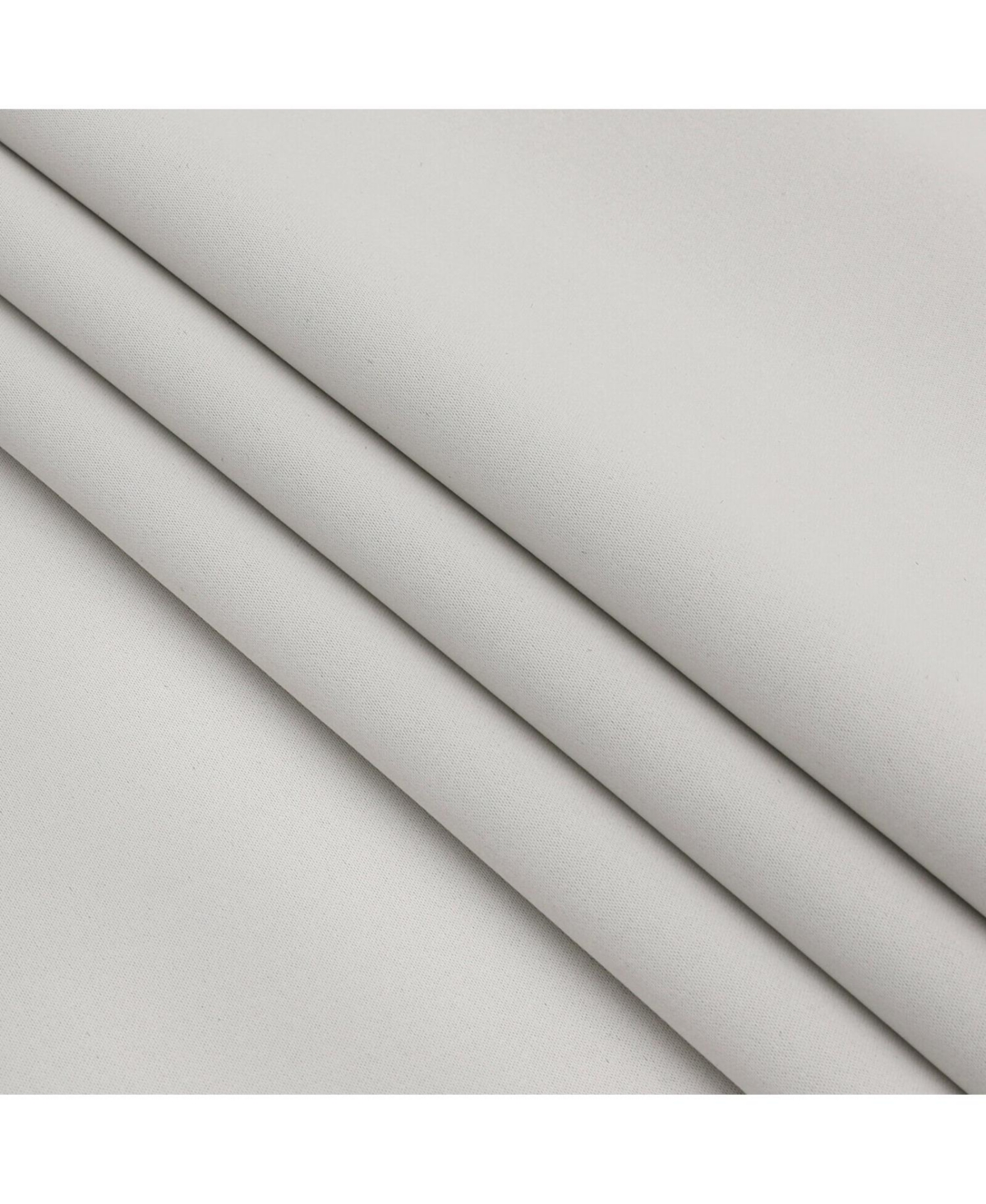 Kate Aurora Hotel Living 2 Pack 100% Blackout Grommet Top Ivory Beige Curtain Panels