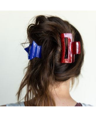 Clip Set - Red + Blue Star