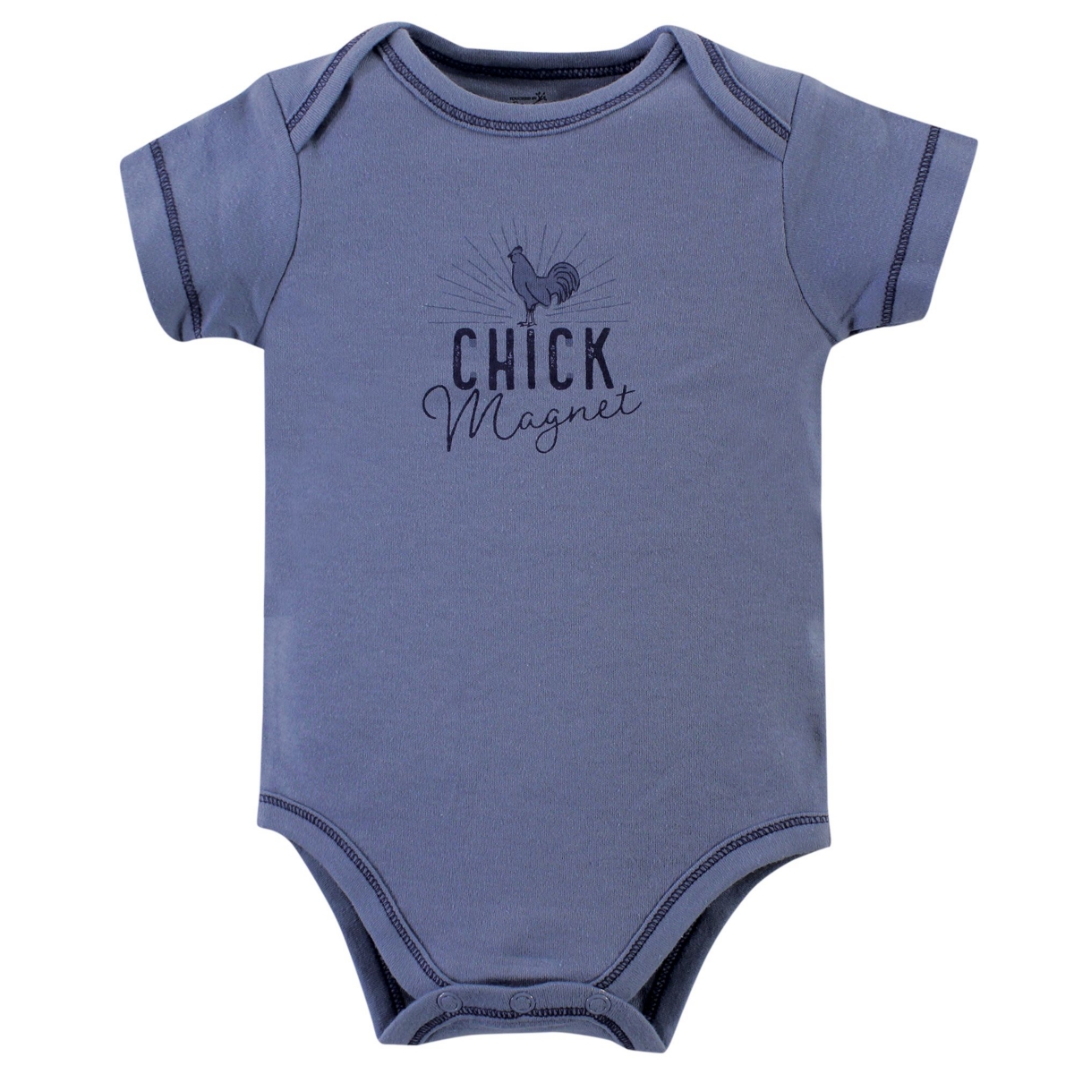 Touched by Nature Baby Boys Baby Organic Cotton Bodysuits 5pk,- Truck