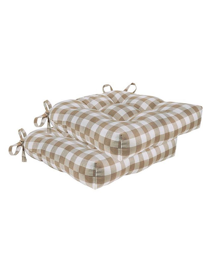 Kate Aurora Country Living Gingham Plaid Checkered Country Farmhouse