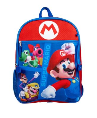 SUPER MARIO Boy's 5 PC Backpack Set