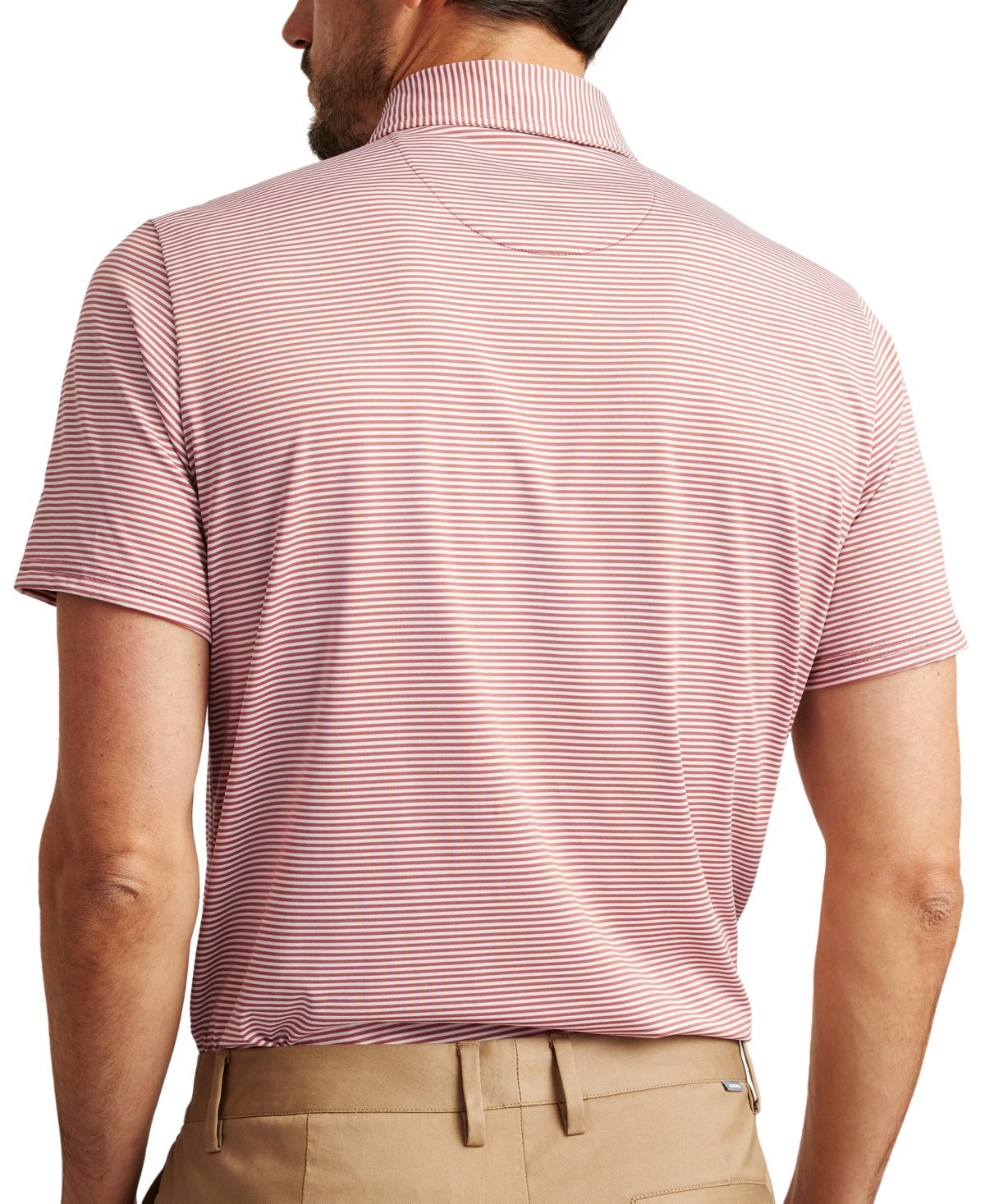 Bonobos Men's Stripe Performance Golf Polo Shirt - Vermazza