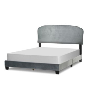 48.75" Aric Fabric, Rubberwood Queen Bed