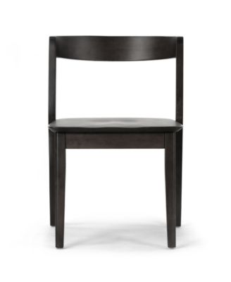 29.53" Astor Rubberwood Dining Chair, Set of 2