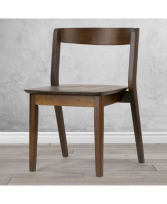 29.53" Astor Rubberwood Dining Chair, Set of 2