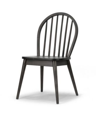 36.22" Astra Rubberwood Dining Chair, Set of 2