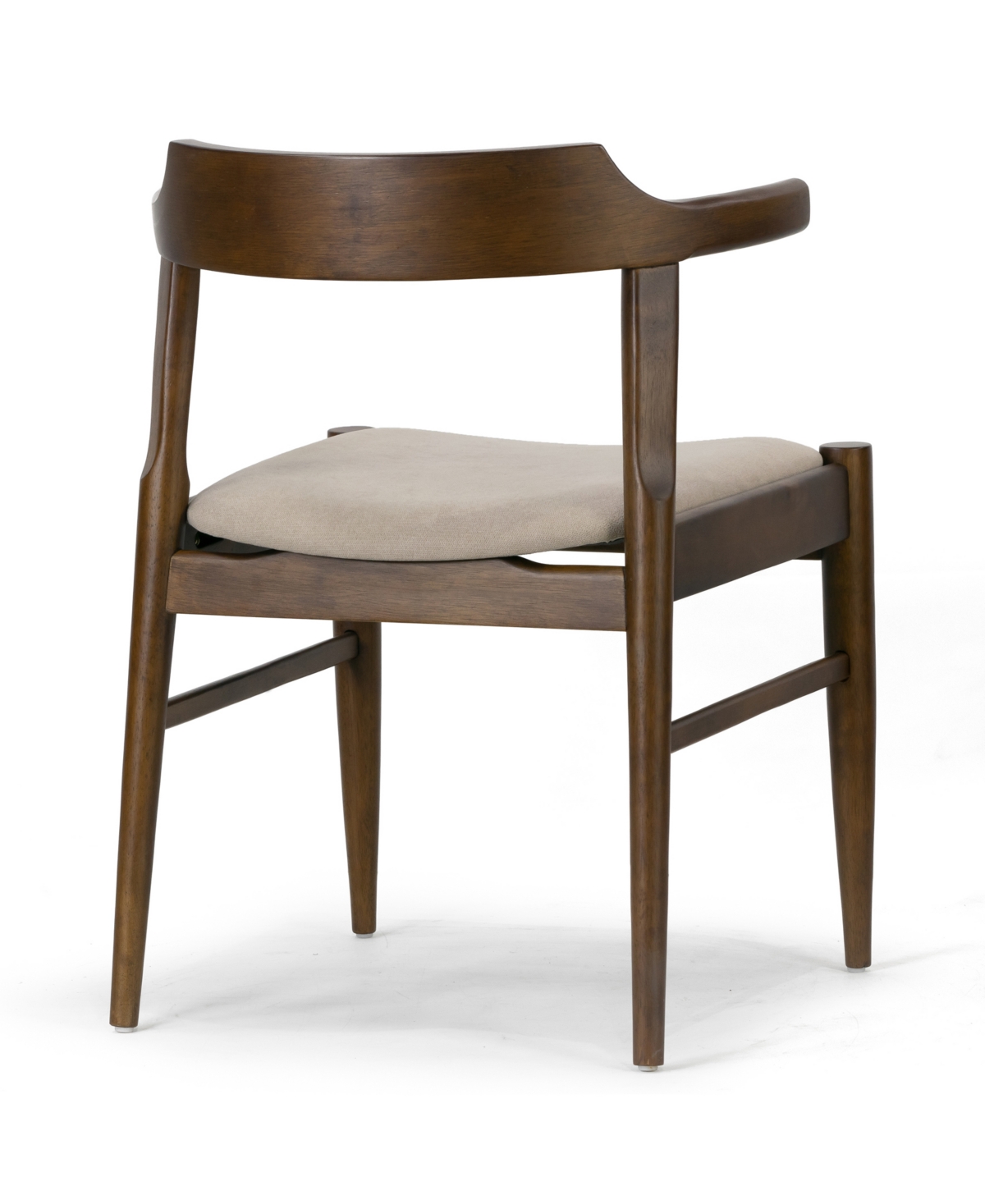 Glamour Home 28.35" Atlas Rubberwood, Fabric Dining Chair, Set Of 2 In Multi