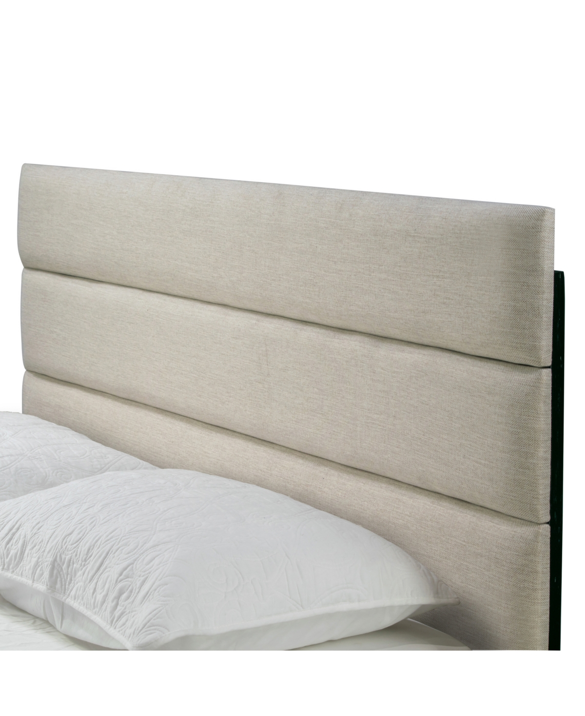 Shop Glamour Home 46.5" Arty Polyester, Rubberwood Twin Bed In Beige