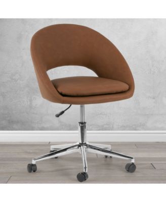 34.75" Aura Polyester, Metal Task Chair