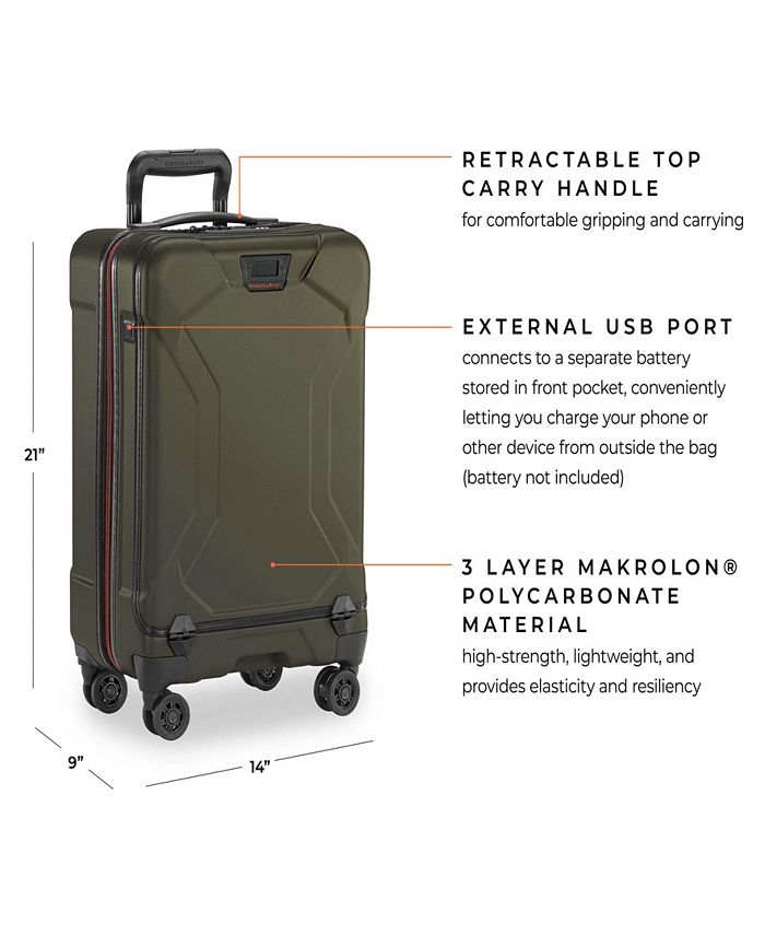 Briggs & Riley Torq International CarryOn Spinner Macy's