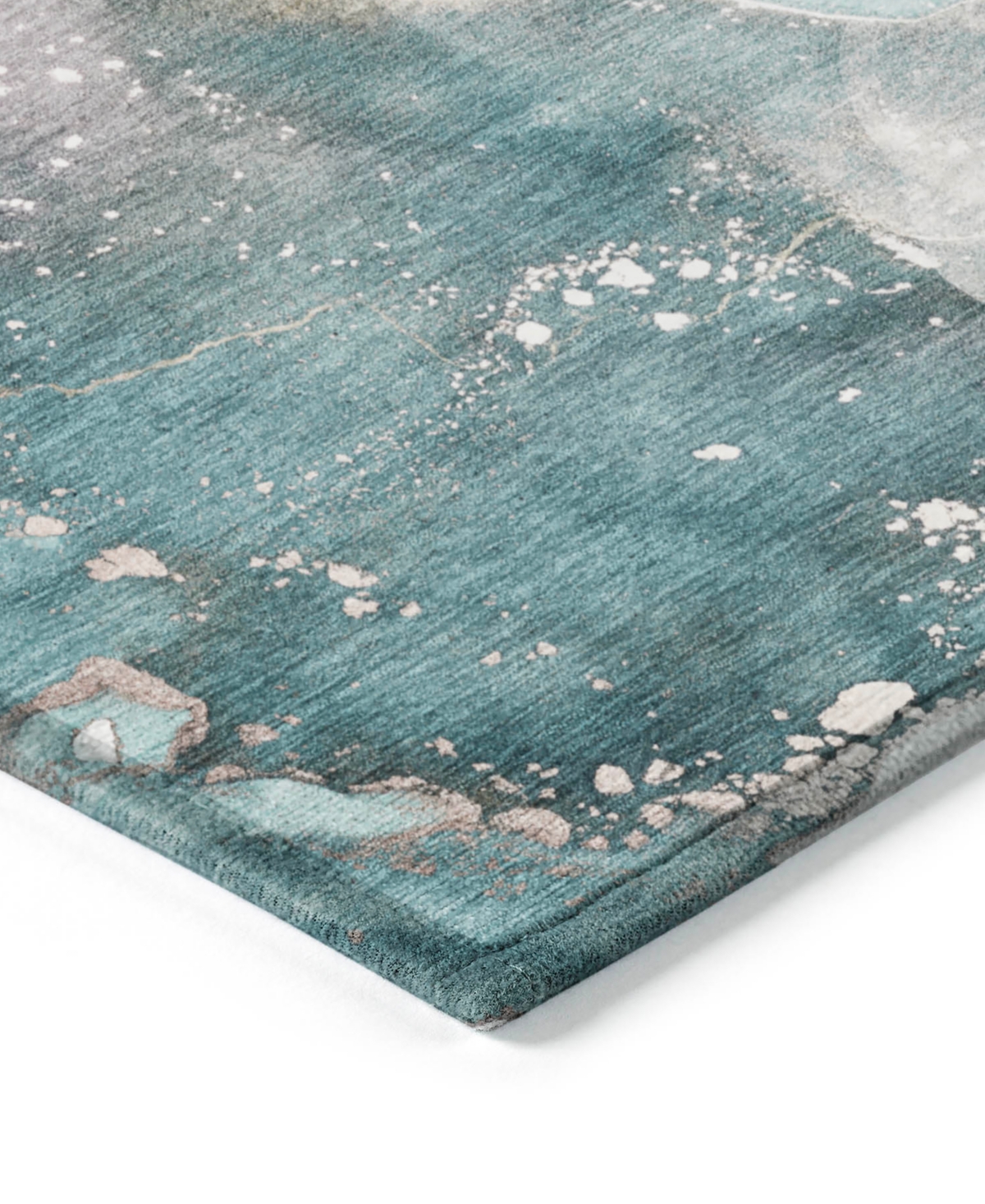 Addison Chantille Machine Washable Acn518 5'x7'6 Area Rug In Ocean