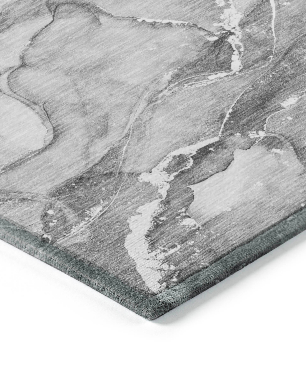 Addison Chantille Machine Washable Acn519 2'6x3'10 Area Rug In Gray,white