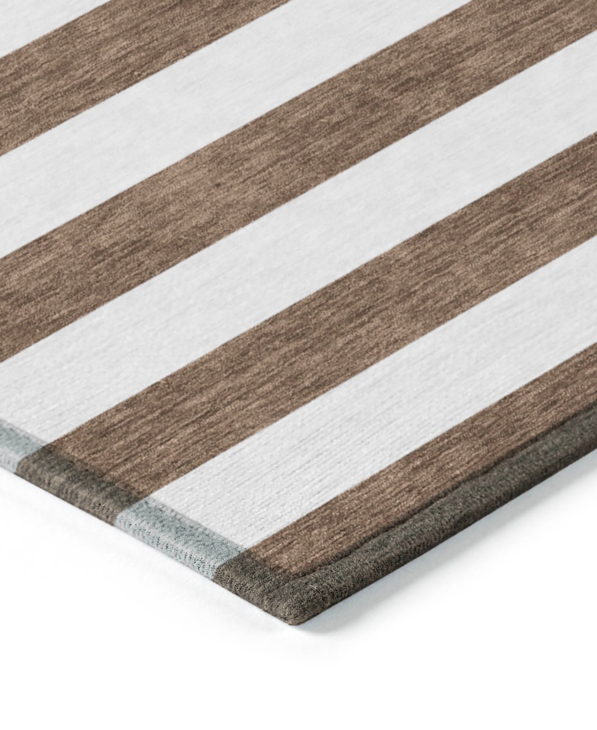 Addison Chantille Machine Washable Acn528 8'x10' Area Rug In Chocolate