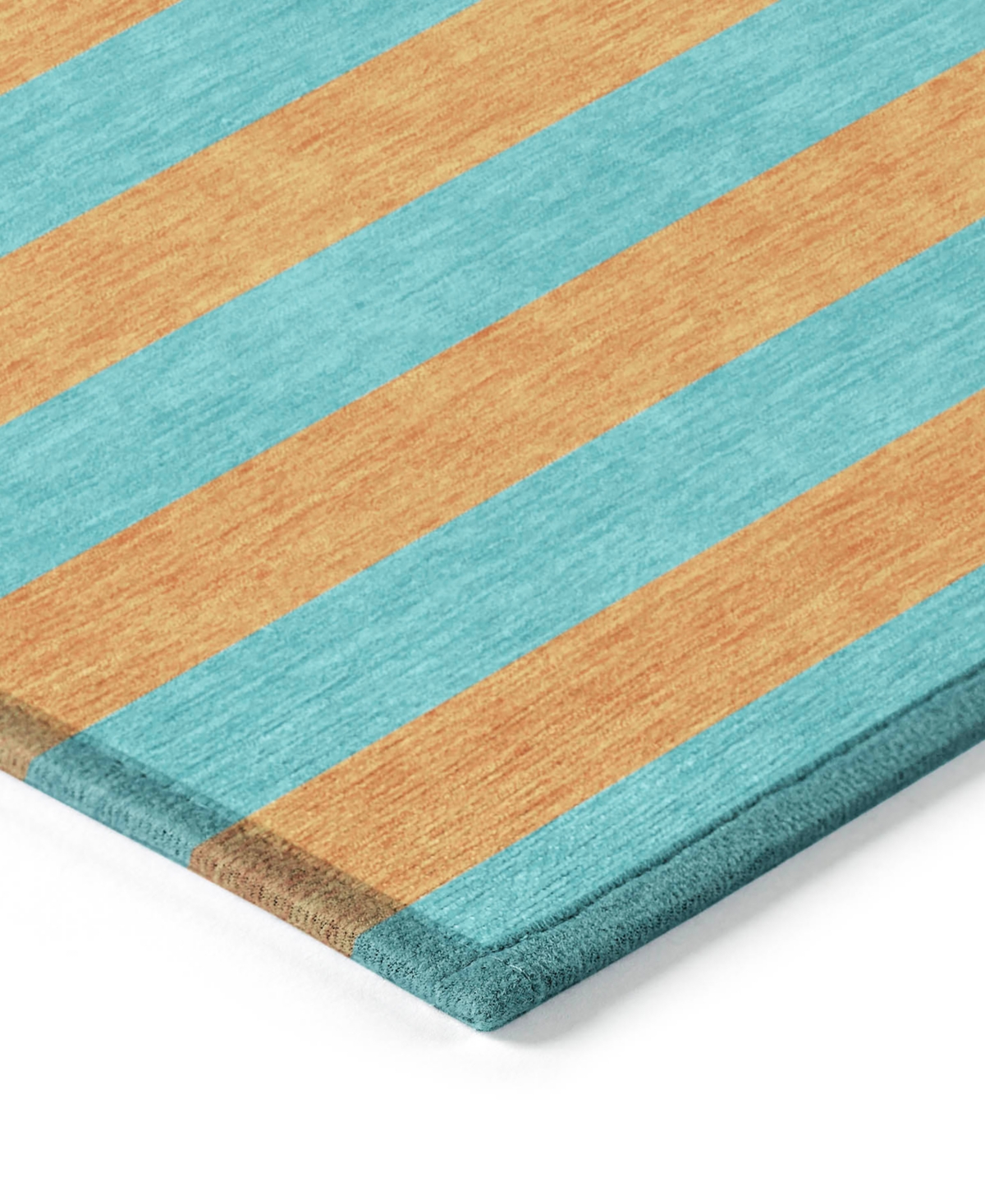 Addison Chantille Machine Washable Acn530 5'x7'6 Area Rug In Aqua