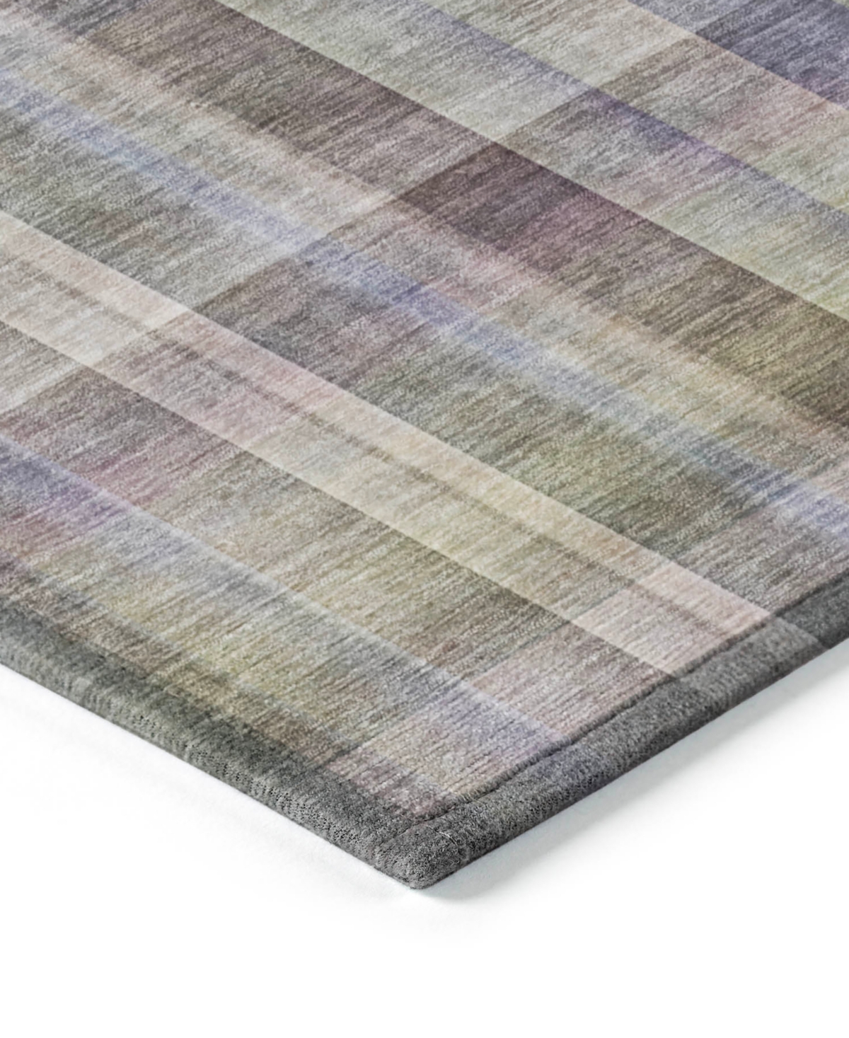Addison Chantille Machine Washable Acn534 2'3x7'6 Runner Area Rug In Gray,multi