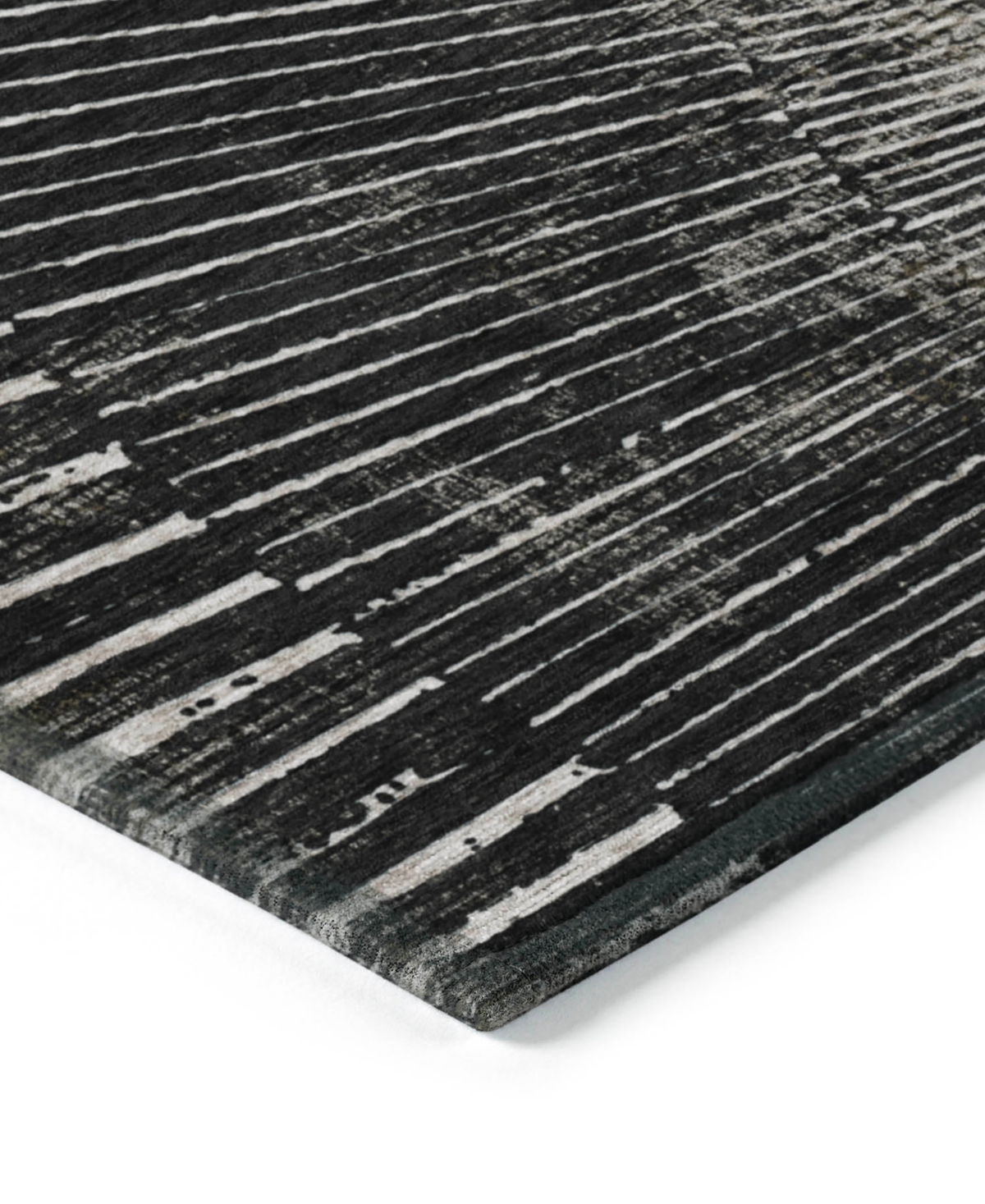 Addison Chantille Machine Washable Acn542 9'x12' Area Rug In Black