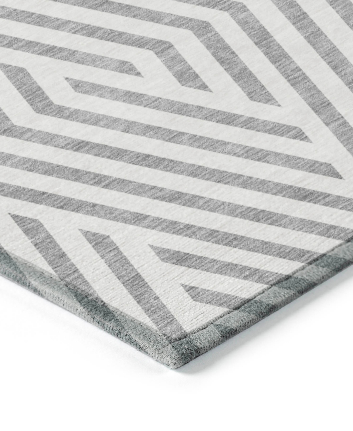 Addison Chantille Machine Washable Acn550 9'x12' Area Rug In Gray