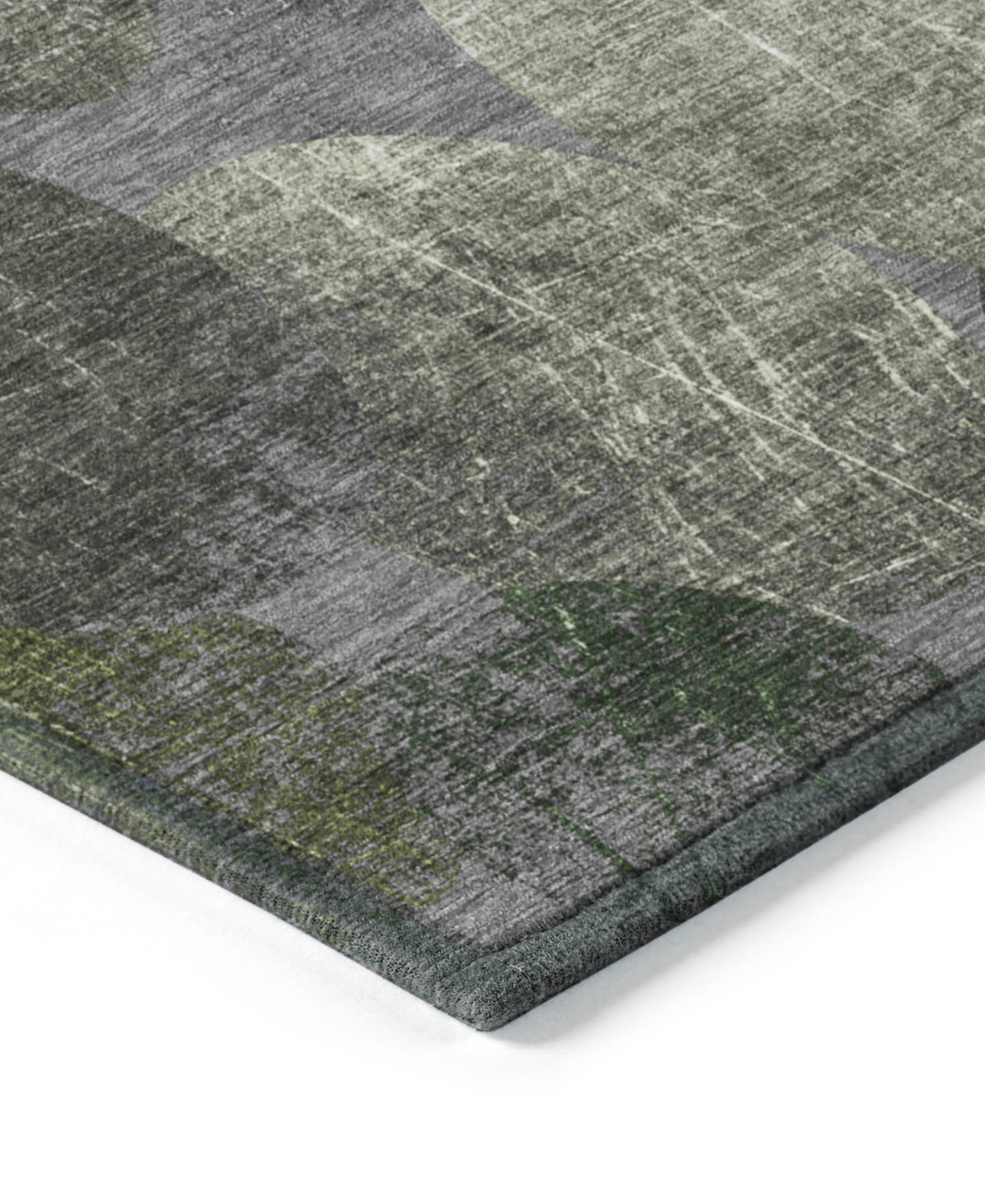 Addison Chantille Machine Washable Acn556 8'x10' Area Rug In Green