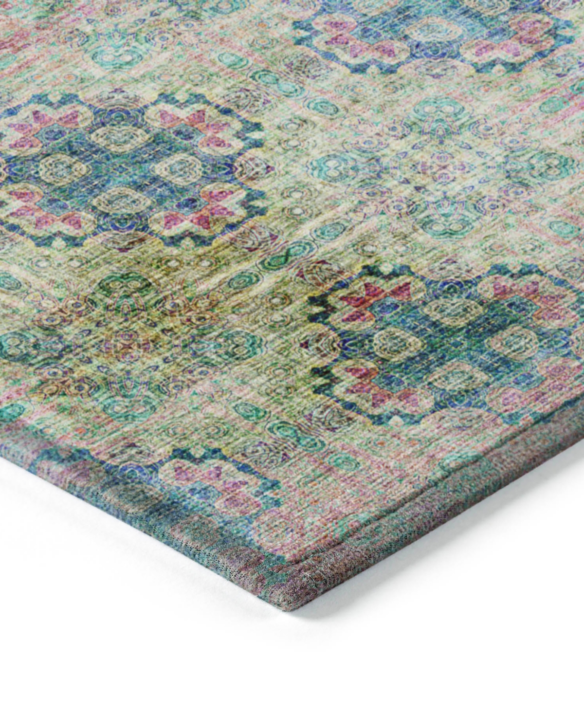 Addison Chantille Machine Washable Acn557 2'6x3'10 Area Rug In Green