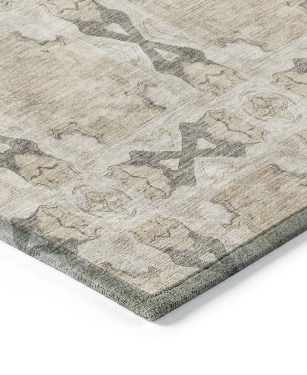 Addison Chantille Machine Washable Acn564 10'x14' Area Rug In Beige