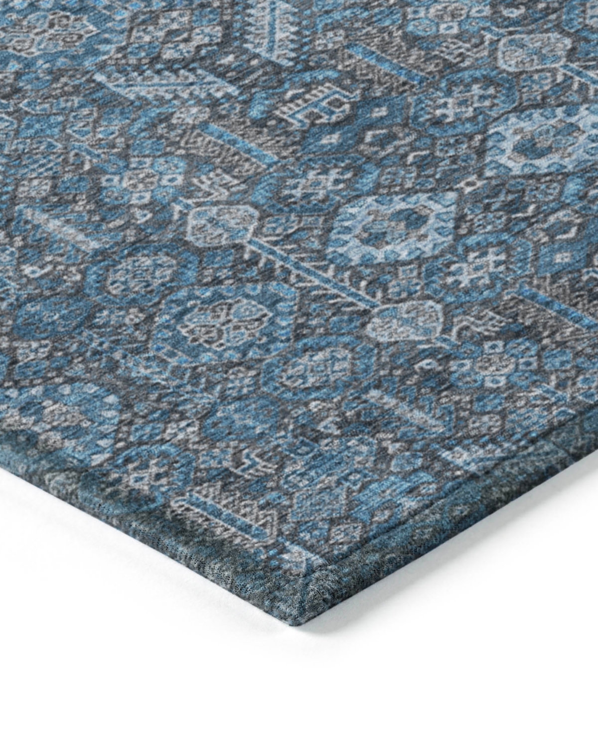 Addison Chantille Machine Washable Acn574 2'6x3'10 Area Rug In Blue