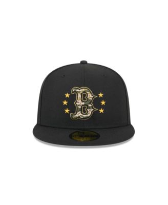 Men's Black Boston Red Sox 2024 Armed Forces Day On-Field 59FIFTY Fitted Hat