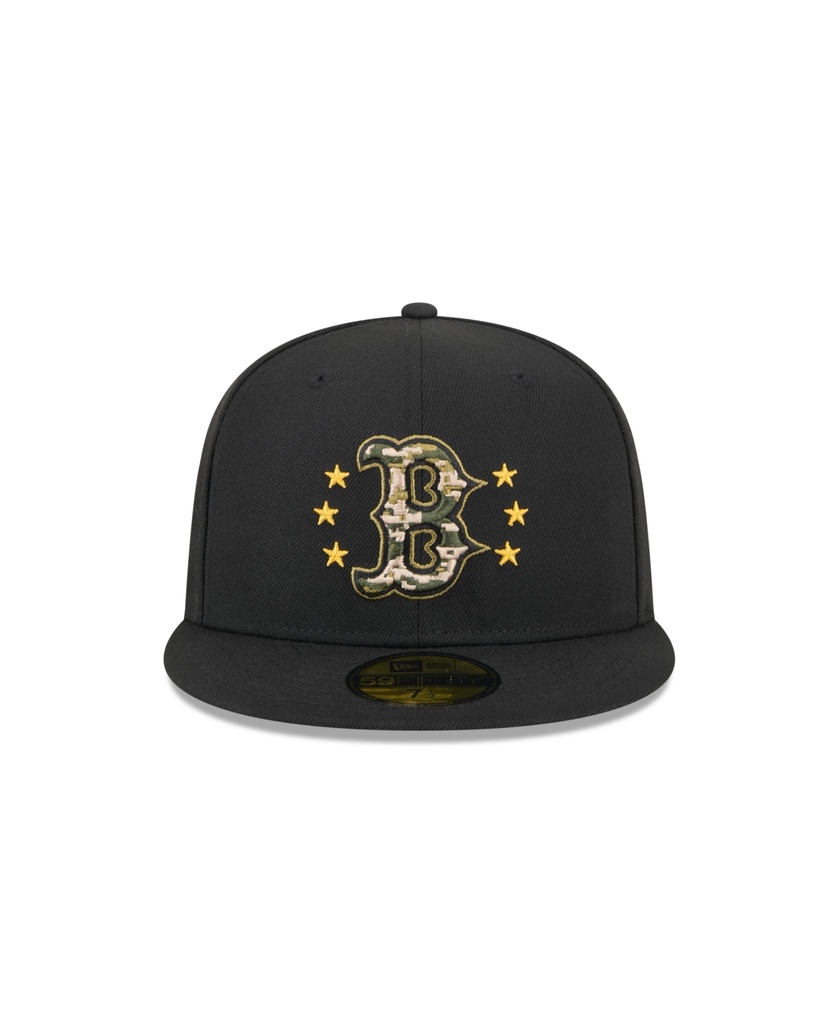 New Era Men's Black Boston Red Sox 2024 Armed Forces Day On-field 59fifty Fitted Hat In Black