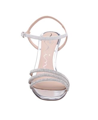 Women's Bettany Mid Heel Crystal Straps Dress Sandals