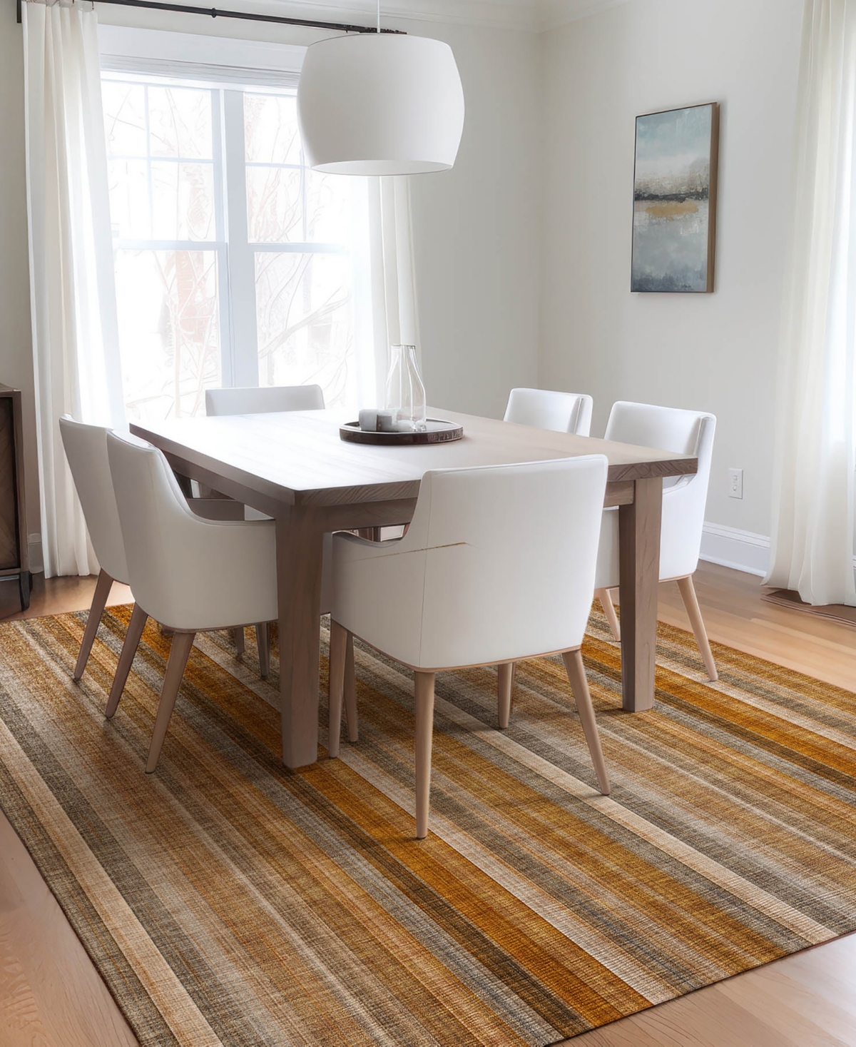 Addison Chantille Machine Washable Acn543 5'x7'6 Area Rug In Paprika