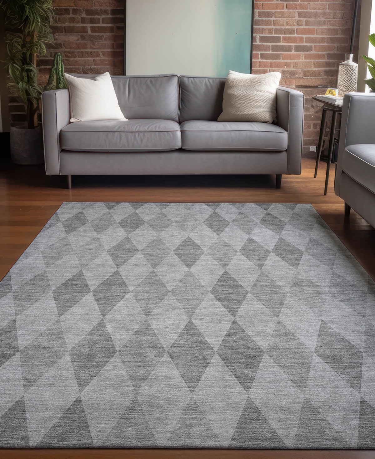 Shop Addison Chantille Machine Washable Acn561 10'x14' Area Rug In Gray