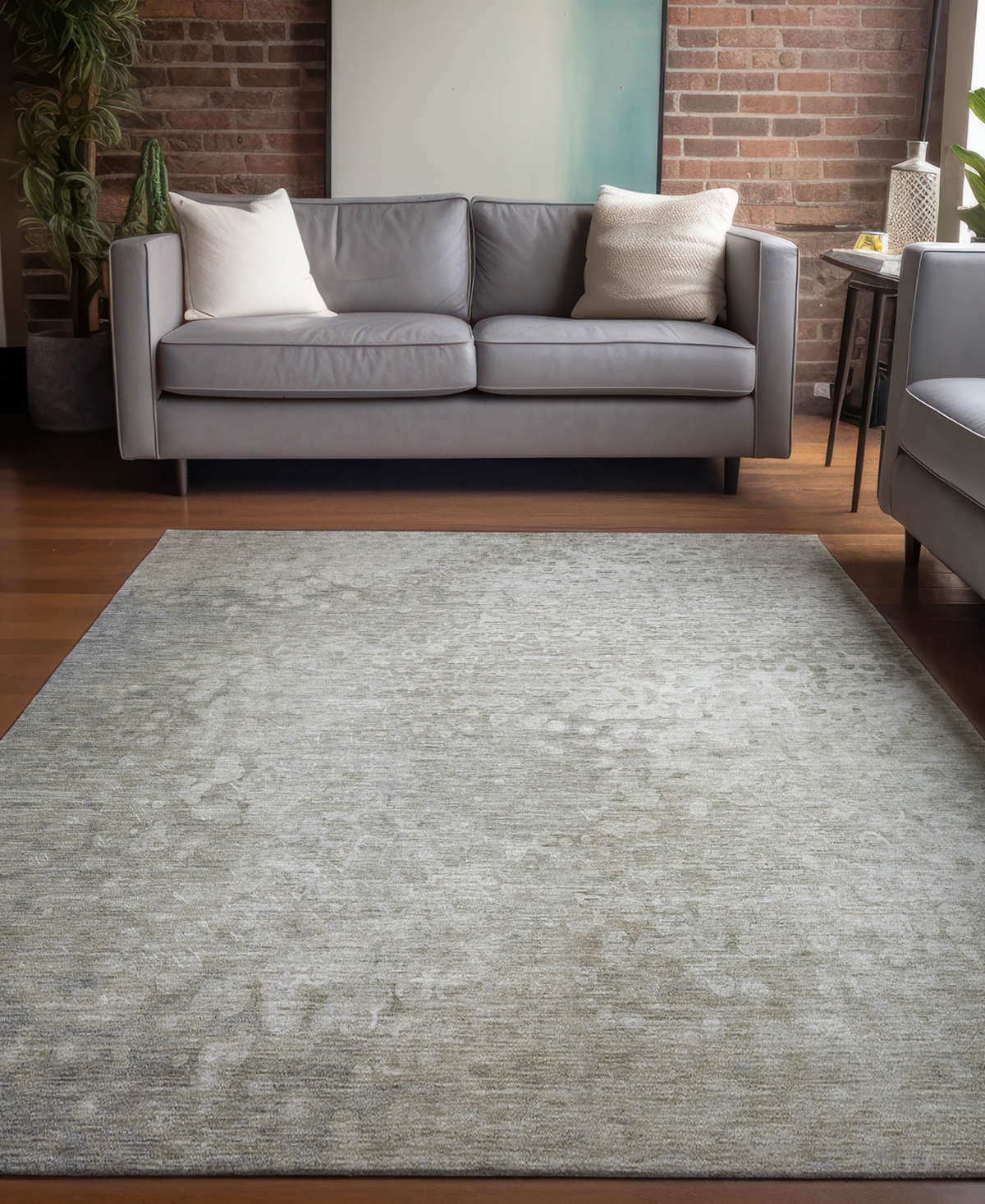 Addison Chantille Machine Washable Acn565 2'6x3'10 Area Rug In Beige