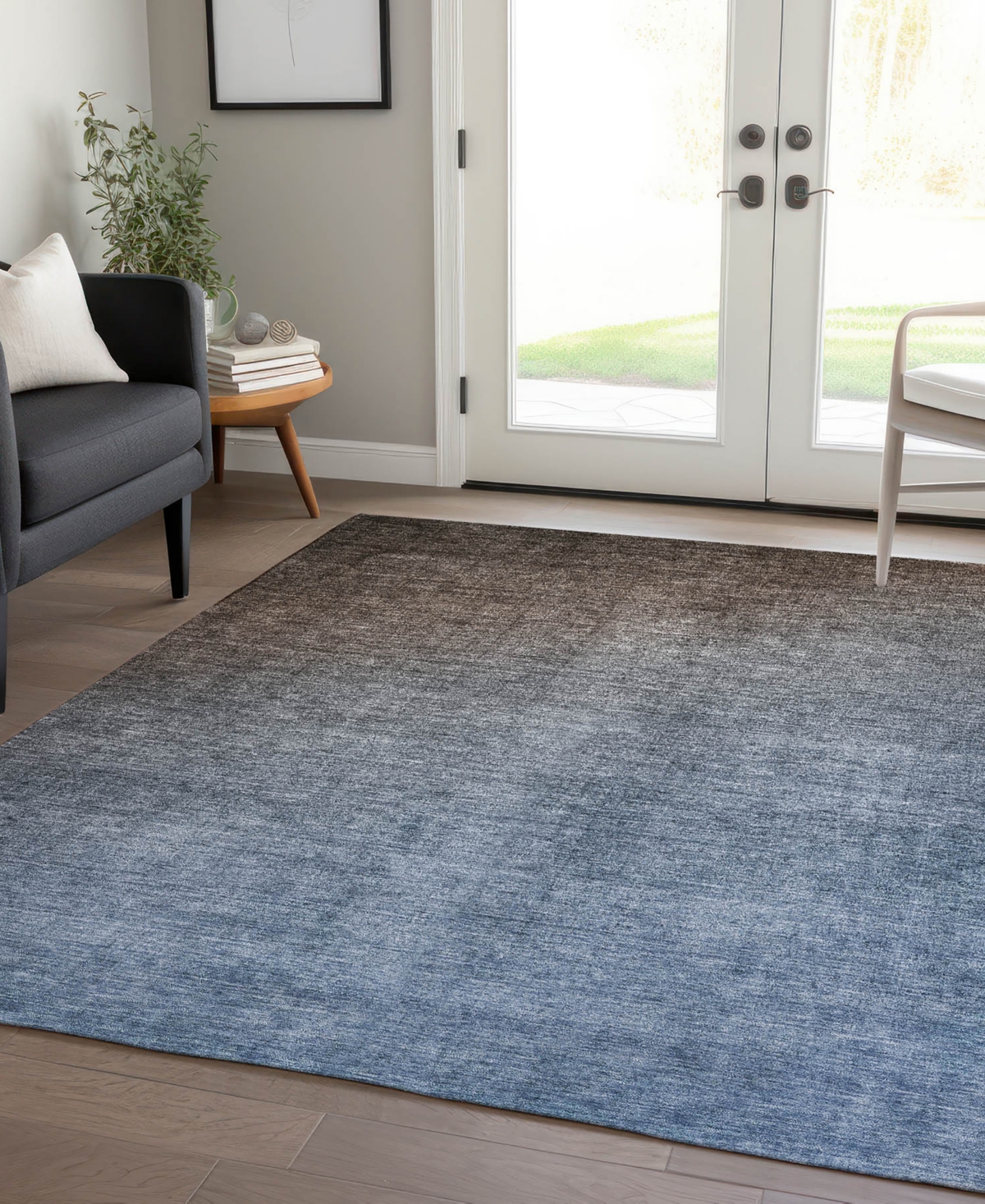 Addison Chantille Machine Washable Acn569 5'x7'6 Area Rug In Chocolate