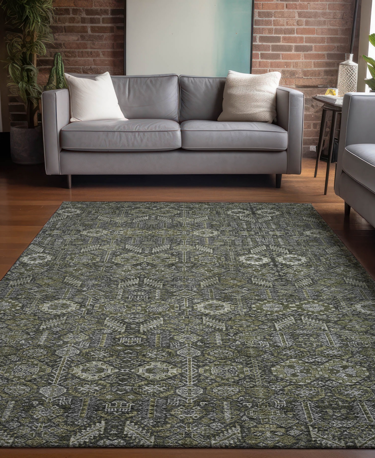 Shop Addison Chantille Machine Washable Acn574 10'x14' Area Rug In Taupe