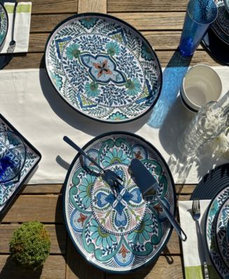 Talavera Melamine 2-Piece Platter Set