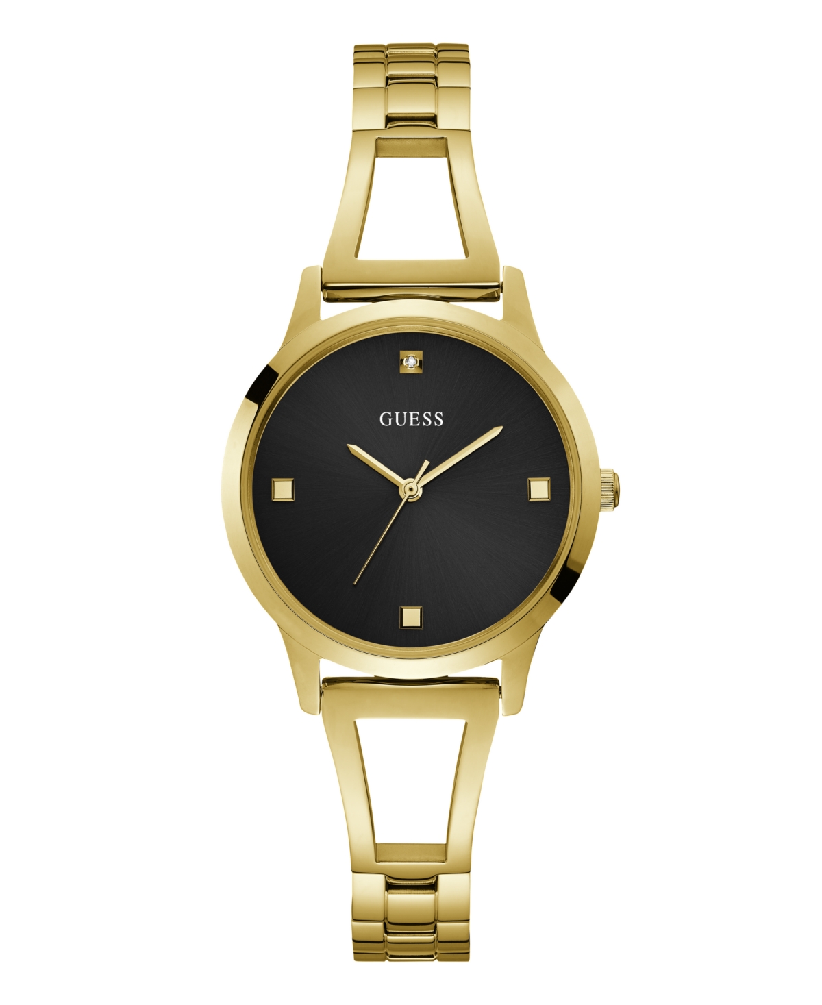Guess Women's Analog Gold Tone Stainless Steel Watch 34 Mm