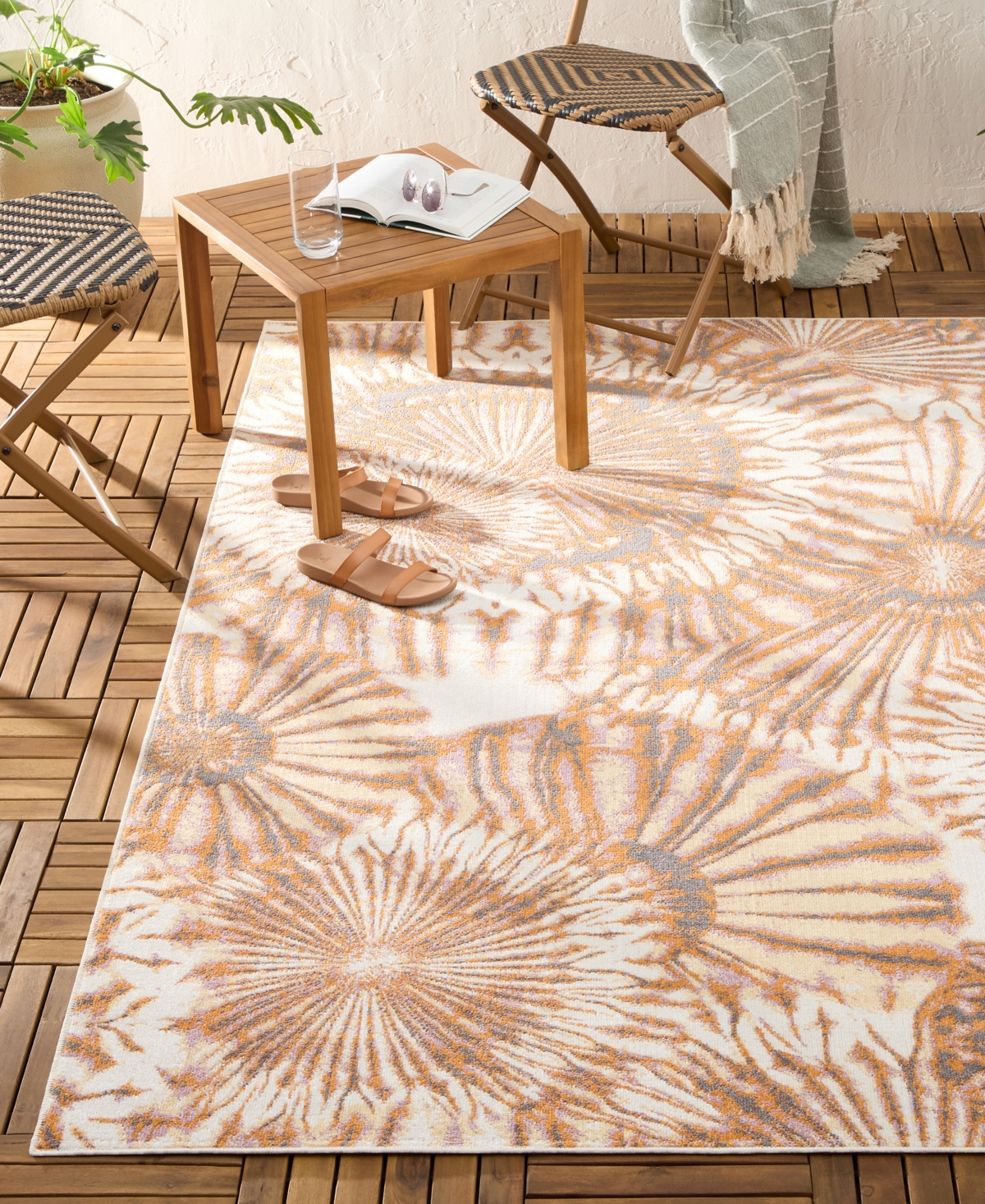 Tommy Bahama Shibori Outdoor 10947 3'11x5'2 Area Rug