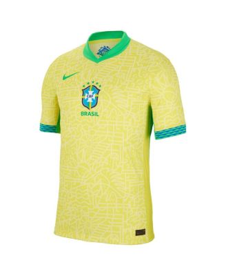 Men's Yellow Brazil National Team 2024 Home Match Authentic Jersey