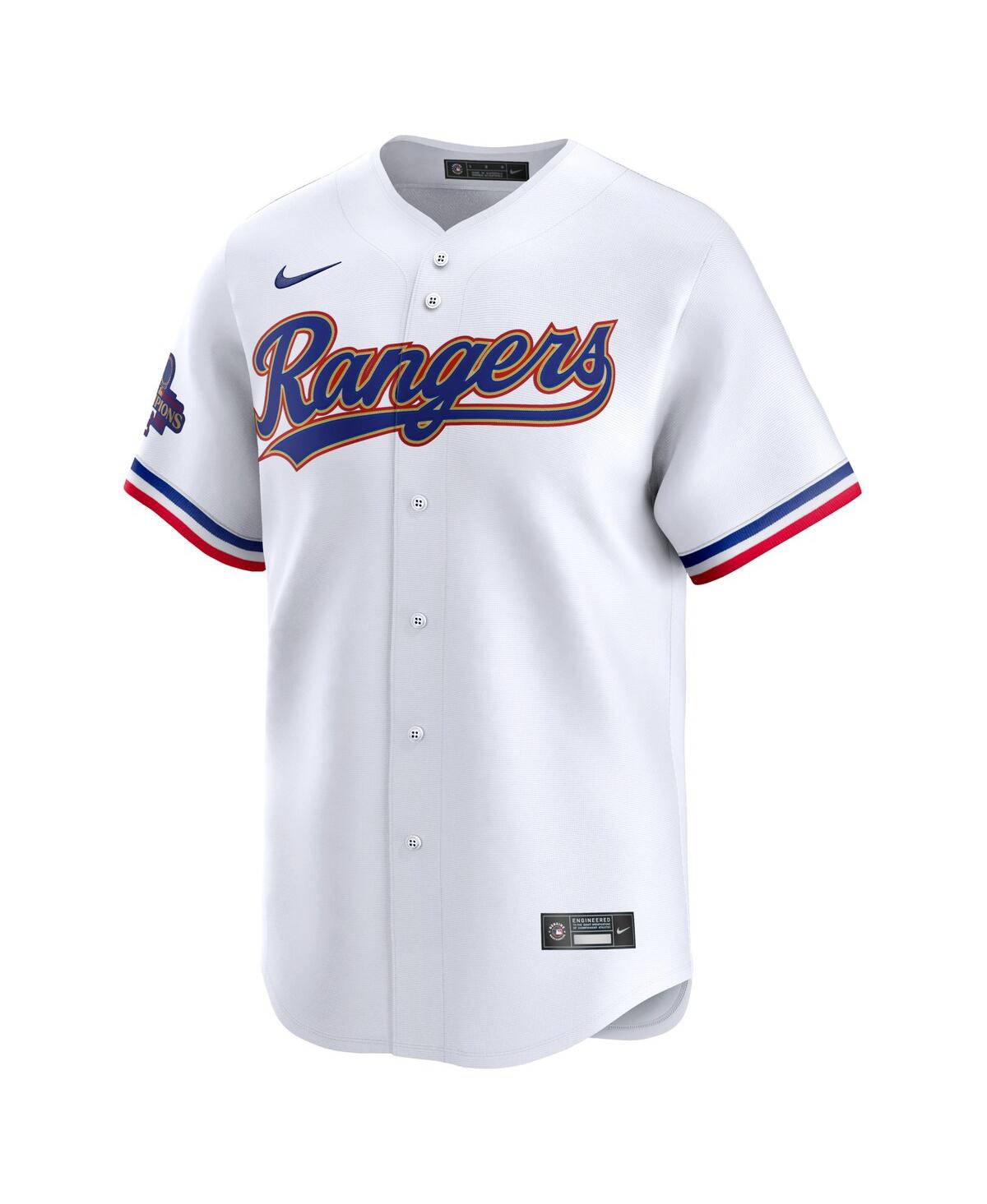 Nike Men's Max ScherzerTexas Rangers 2024 Gold Collection Limited Player Jersey - White
