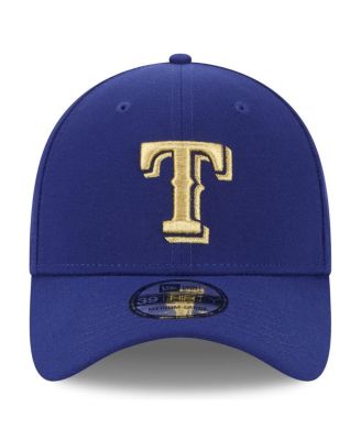 Men's Royal Texas Rangers 2024 Gold Collection 39THIRTY Flex Hat&nbsp;